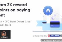 Save up to 6.6% on CRED RentPay with HDFC Diners 2X Rewards