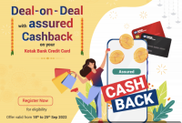 Kotak 10% Cashback on Online Purchases — Up to ₹1,500