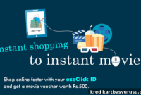 Claim a Rs.500 BookMyShow Voucher with Your Amex eZeClick Transaction