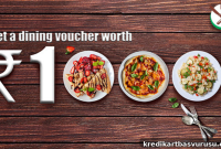 Get a Rs 1,000 Dineout Voucher with ICICI Amex Credit Cards