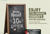 IndusInd Bank Amex: 10% Cashback Every Sunday (Limited Time)