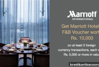 Claim Rs.10,000 Marriott Dining Vouchers with Amex Platinum Charge Card