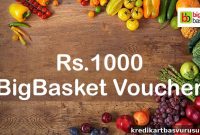 Get a Rs. 1,000 BigBasket Voucher with SBI Card Spend Offer