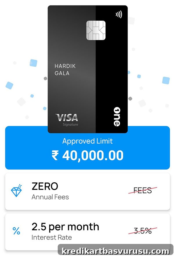 onecard credit card fees