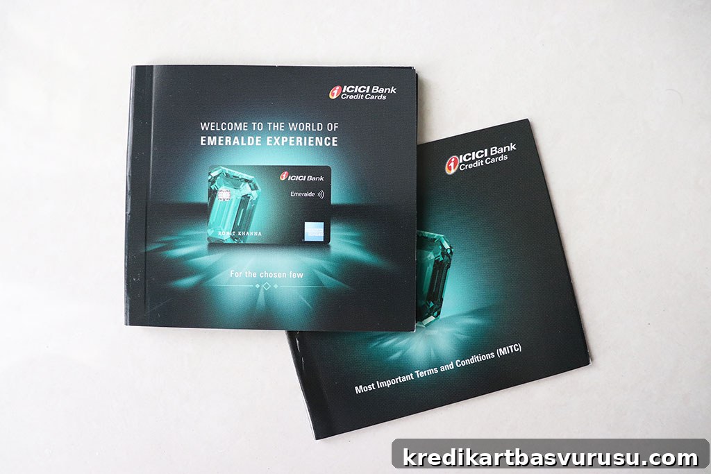 ICICI Emeralde Credit Card MITC