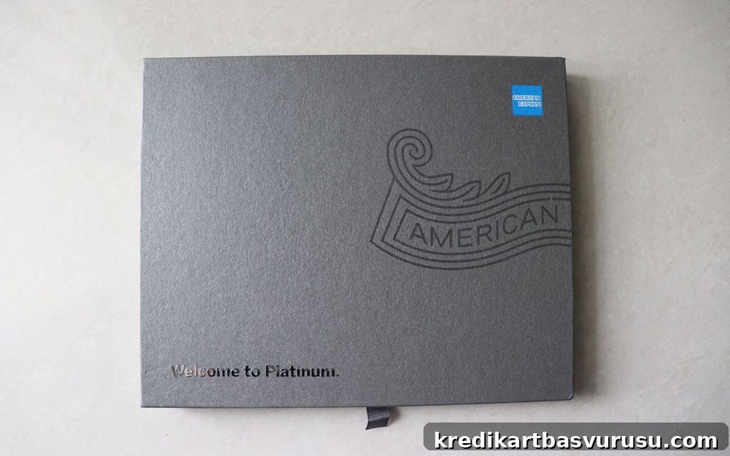 amex platinum card box
