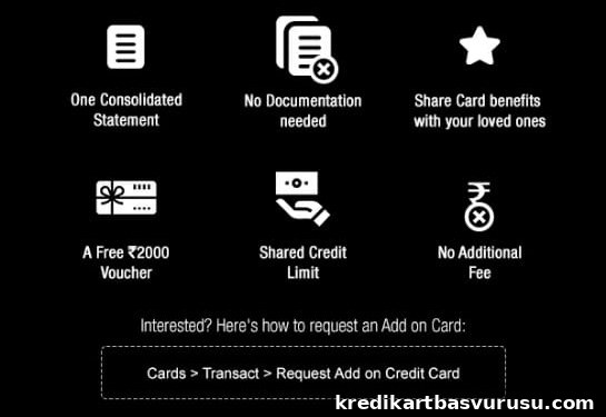 HDFC Credit Card Add-on Card offer