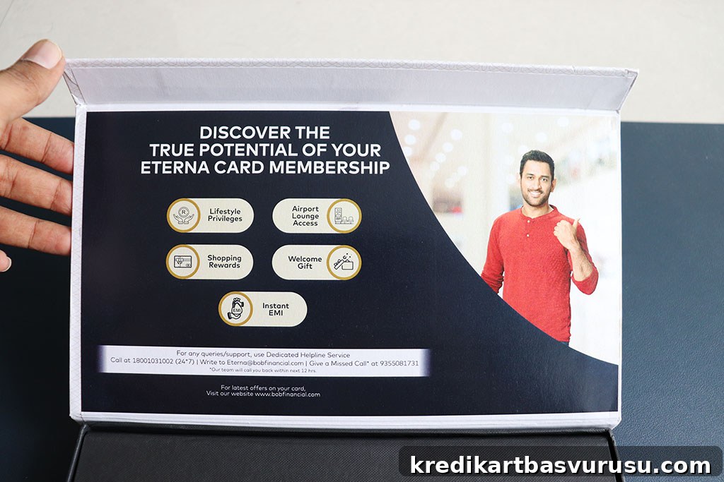 BOB Eterna Credit Card Review: Firsthand User Experience and Benefits 13 BOB Eterna add-on credit card - Closer look inside