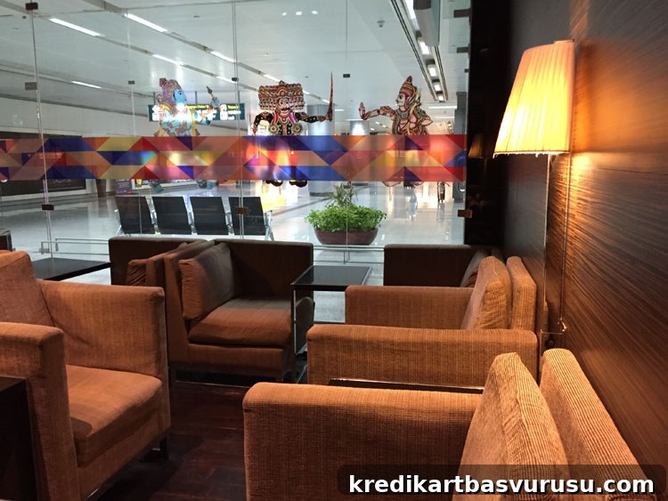 Plaza Premium Lounge Hyderabad interiors