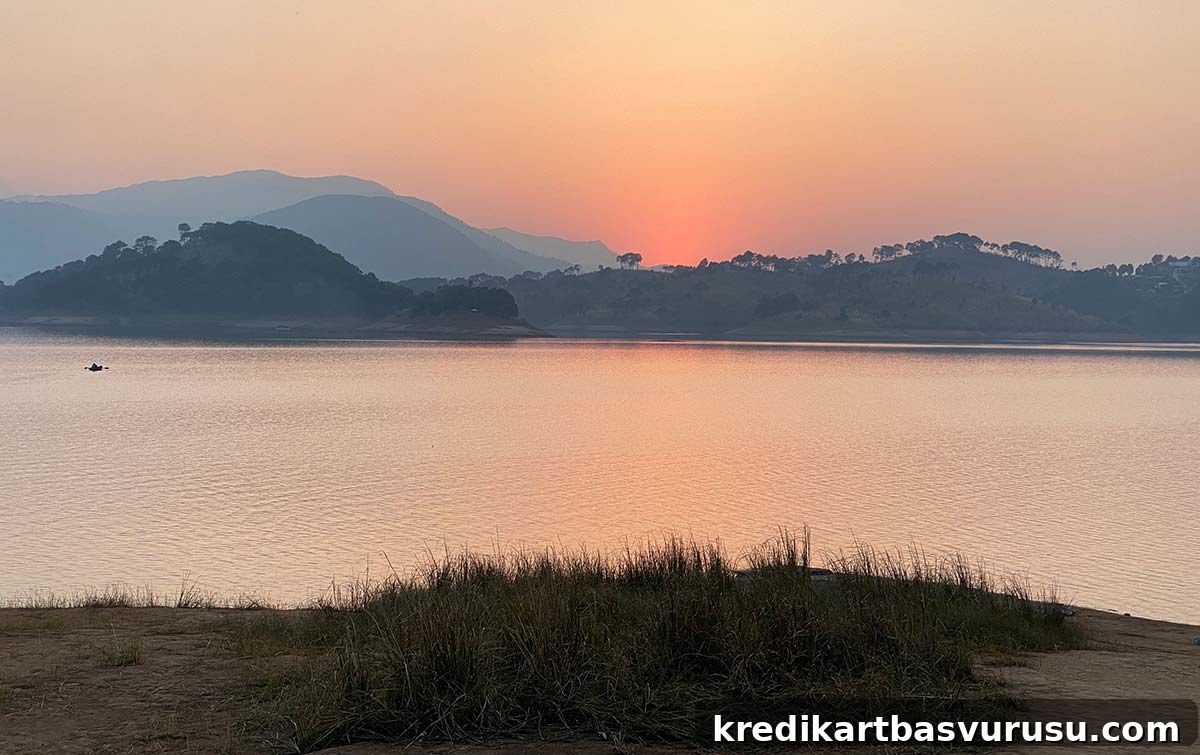 Sunset at Umiam Lake