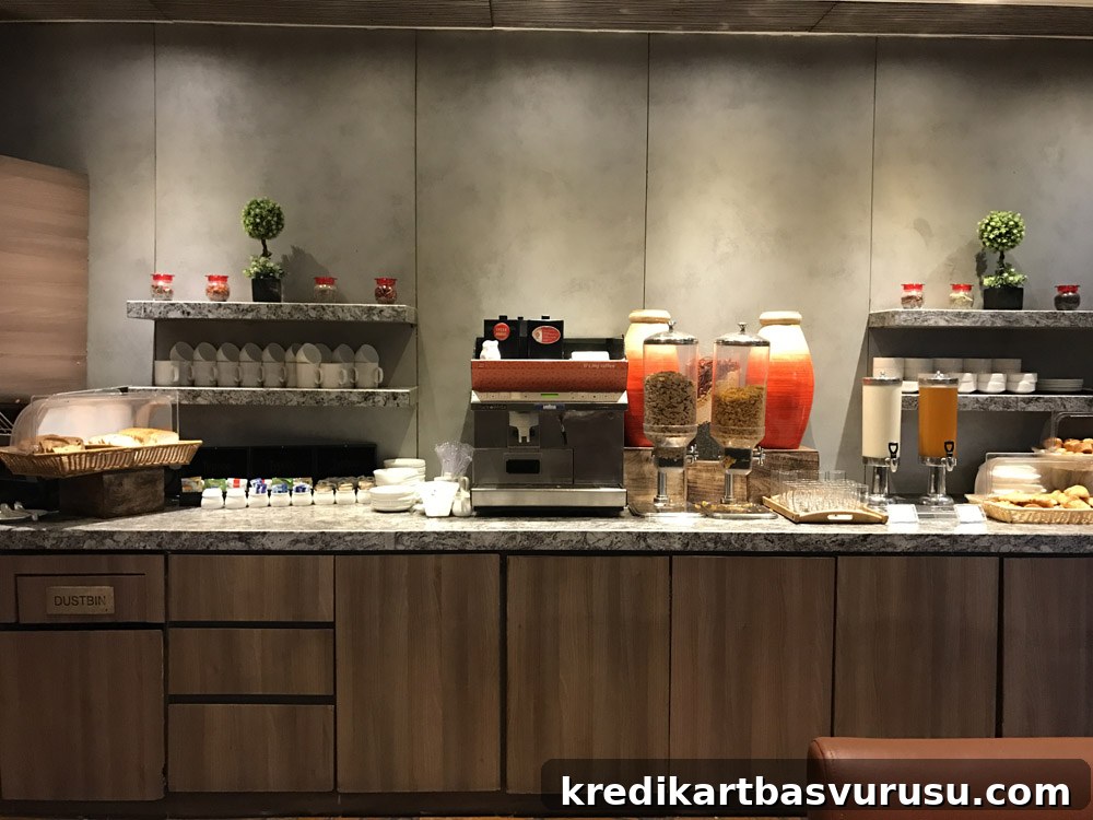 Delhi Airport Plaza Premium Lounge – Food spread/Cereals