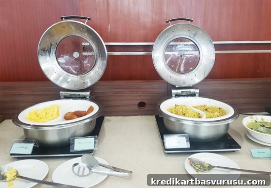 Buffet at Loyalty Lounge, Mumbai Airport