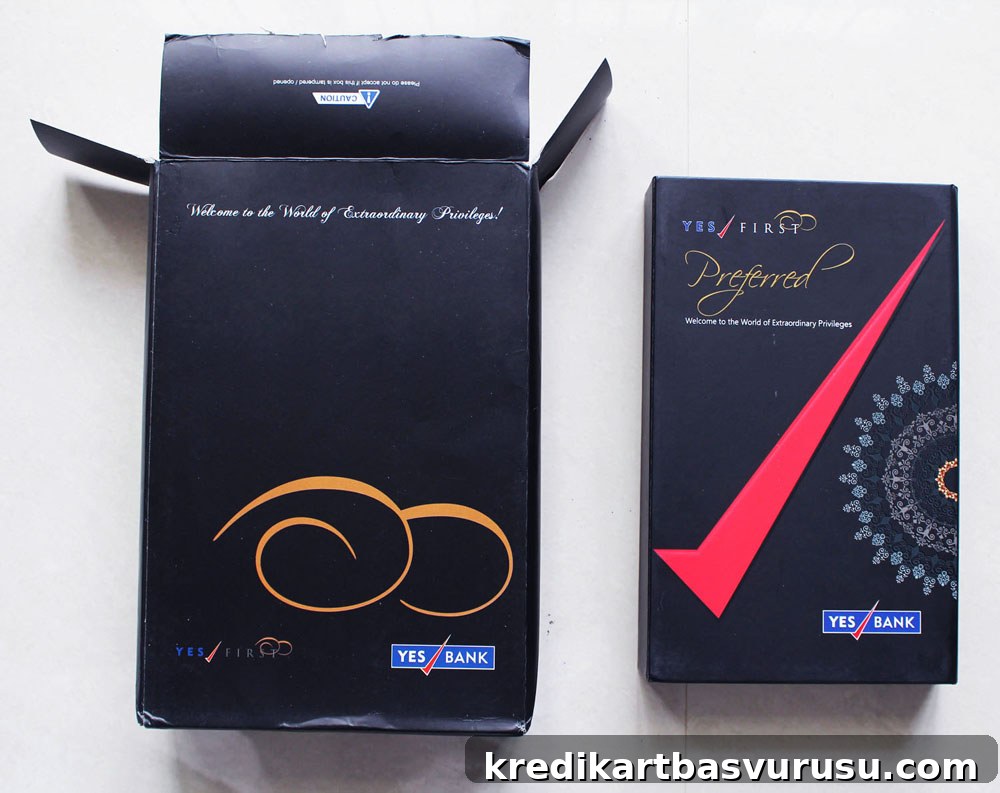 YES First Preferred Credit Card Unboxing