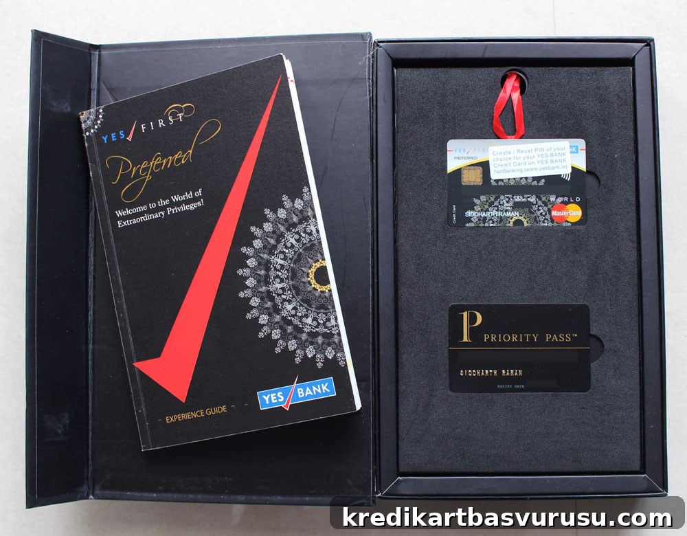 YES First Preferred Credit Card – Main box