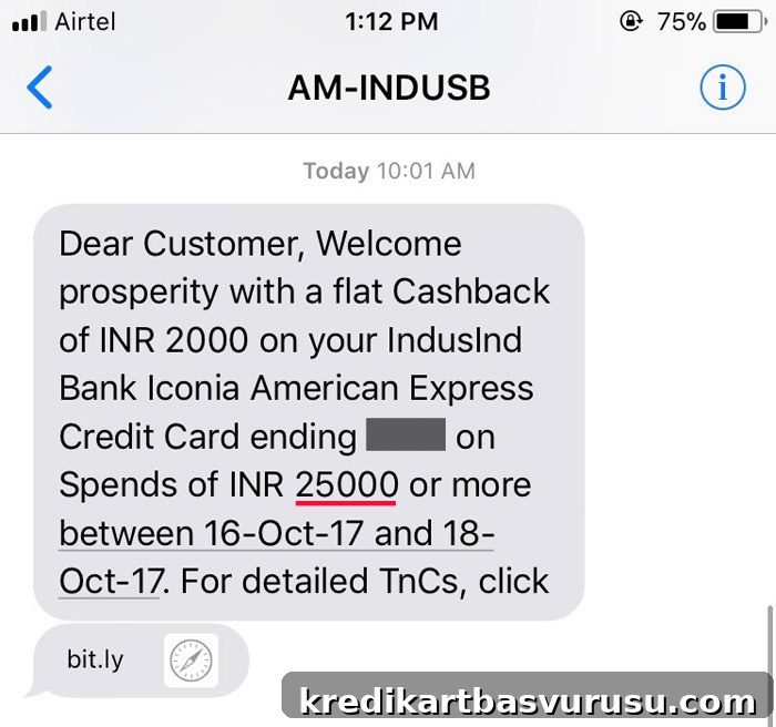 IndusInd Credit Cards – Spend based offer