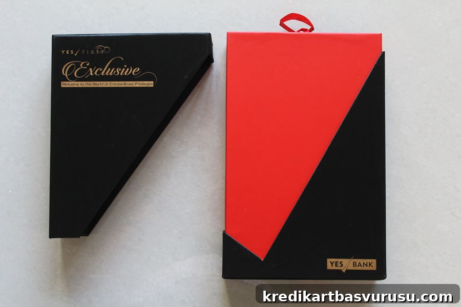 Yes First Exclusive Card Box in Dashing Red