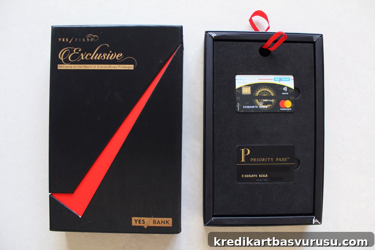 Yes First Exclusive Card & Priority pass