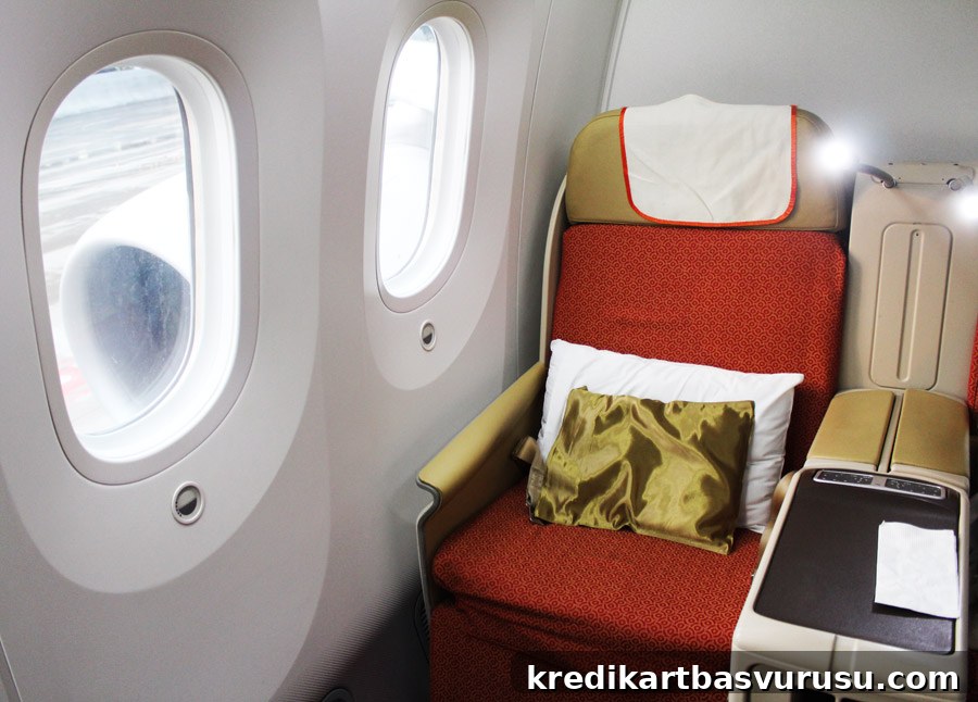 Air India Business Class seat front