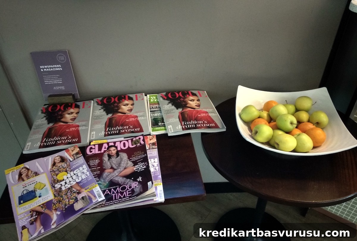 Aspire Airport Lounge Bristol – Magazines