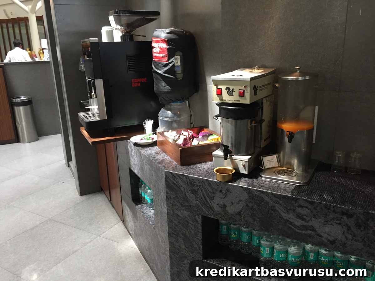 Coffee, Juices at Plaza Premium Lounge, Bangalore Airport