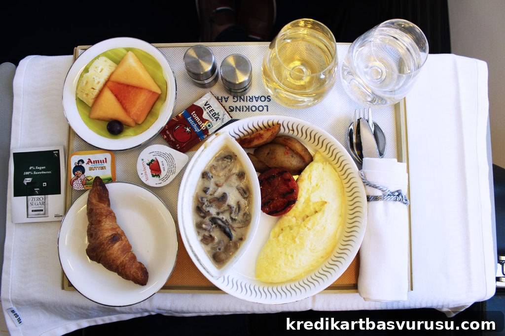 Jet Airways Business Class – Food