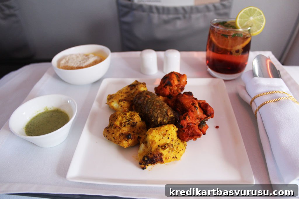 Vistara Business Class – Food