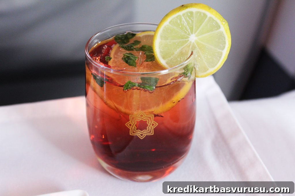 Vistara Business Class – Mocktail (BlackCurrant)