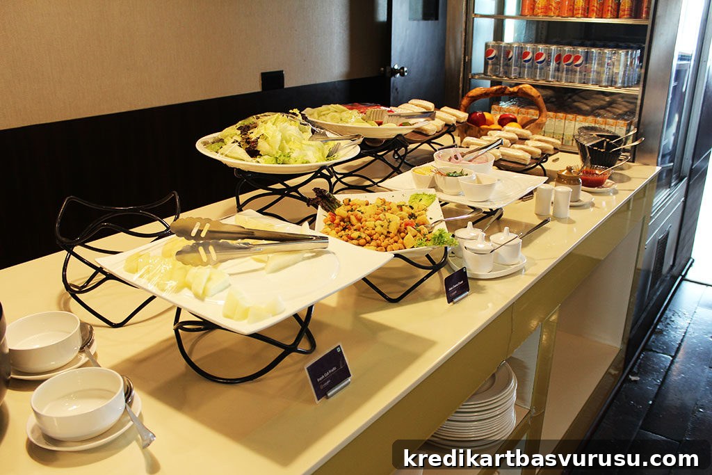 Vistara Lounge Delhi – Food Options