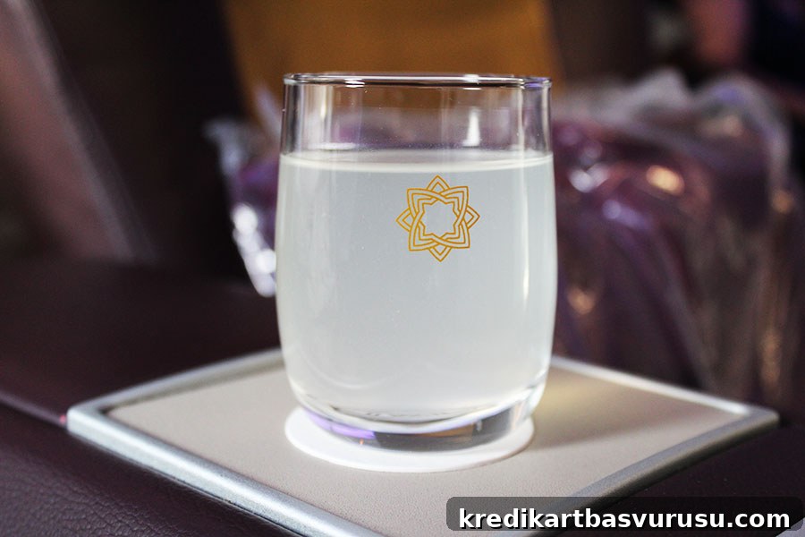 Vistara Business Class – Welcome Drink