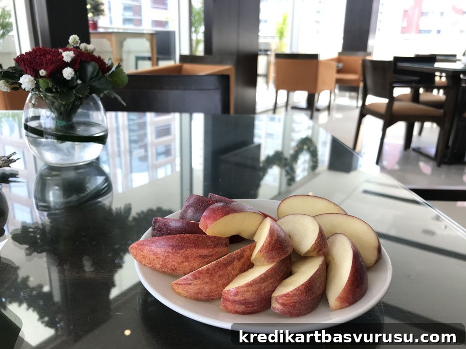 Fruits at the lounge