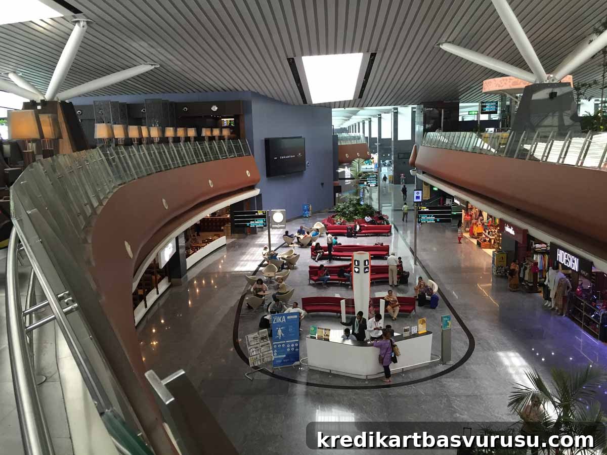 View from Plaza premium lounge – Bangalore Domestic Terminal