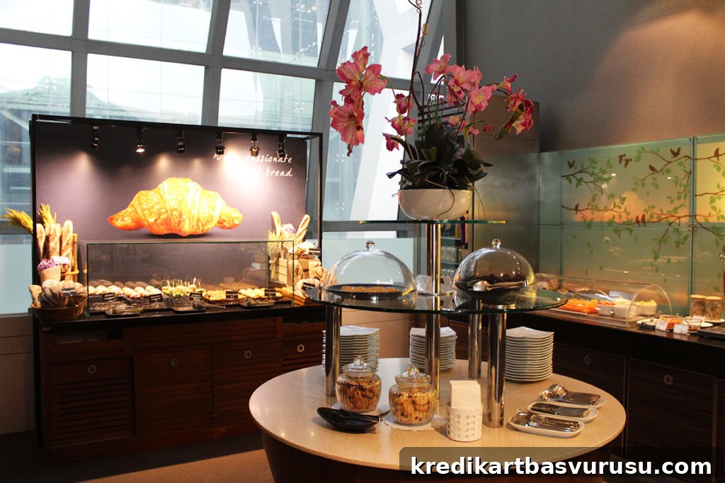 Thai Airways Royal Silk Lounge – Food Options