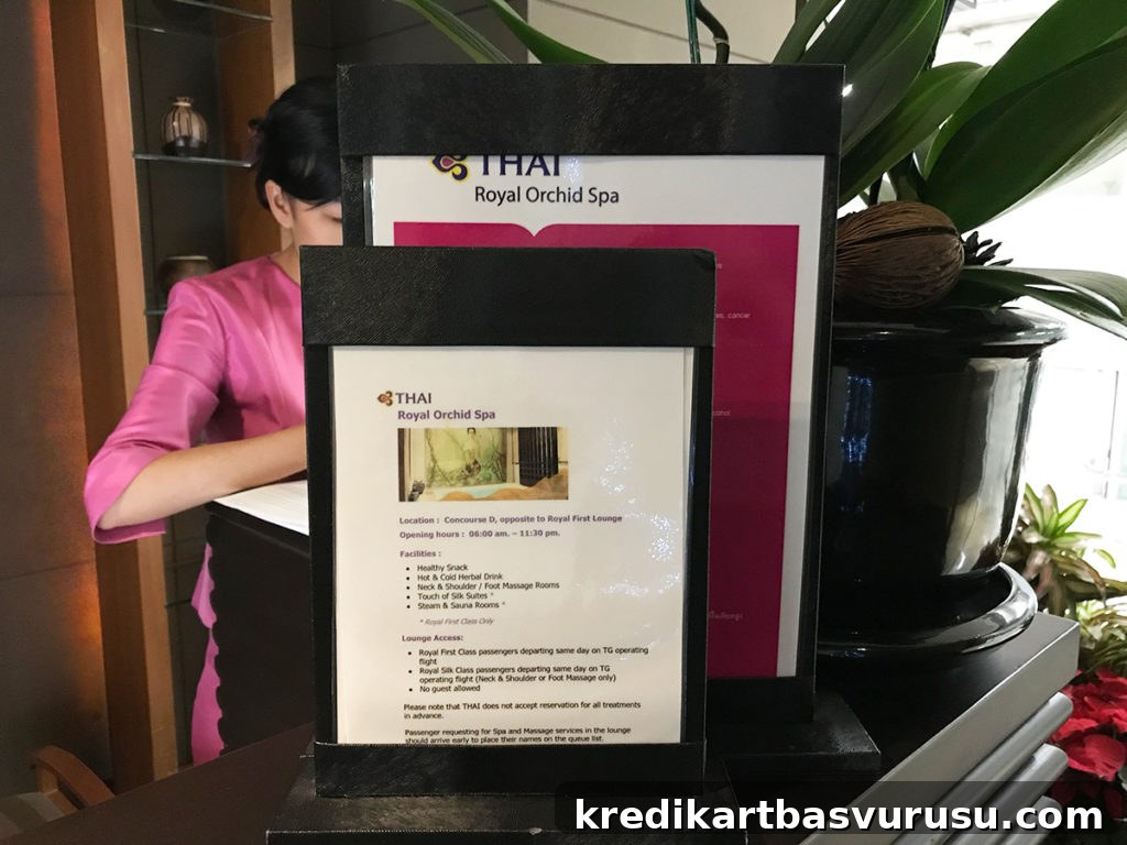 Royal Orchid Spa at Bangkok Airport – Checkin