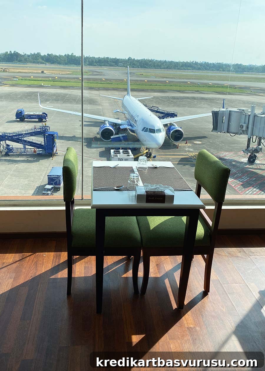 Business class - Dining section