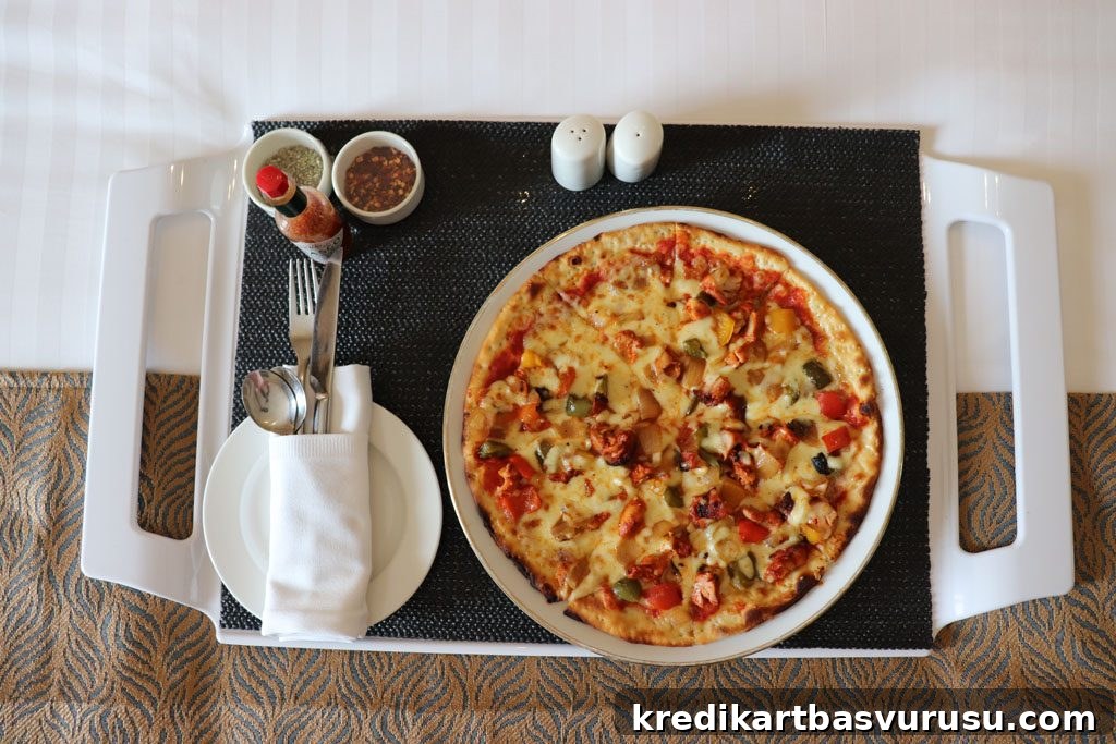 In-room pizza