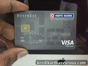 My HDFC Business Platinum Visa Credit Card